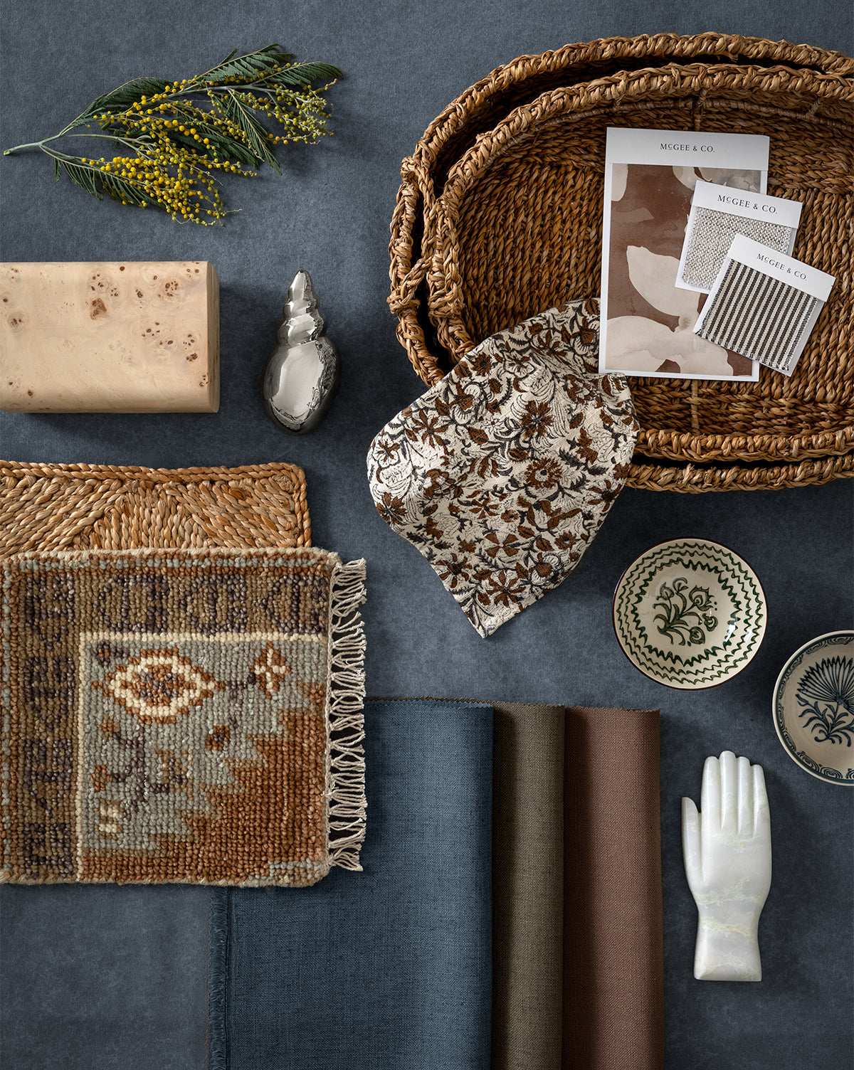 Estrella Hand-Knotted Wool Rug Swatch