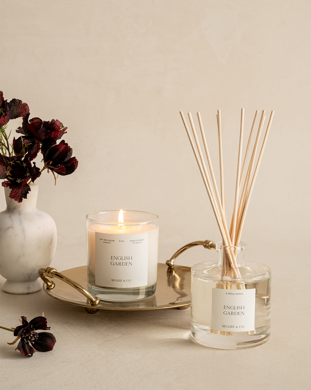 English Garden Candle