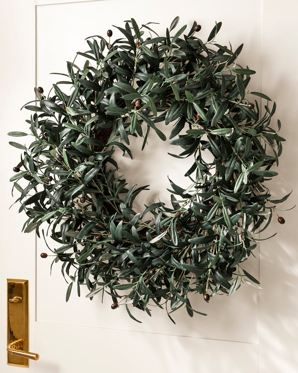 Faux Olive Berry Wreath