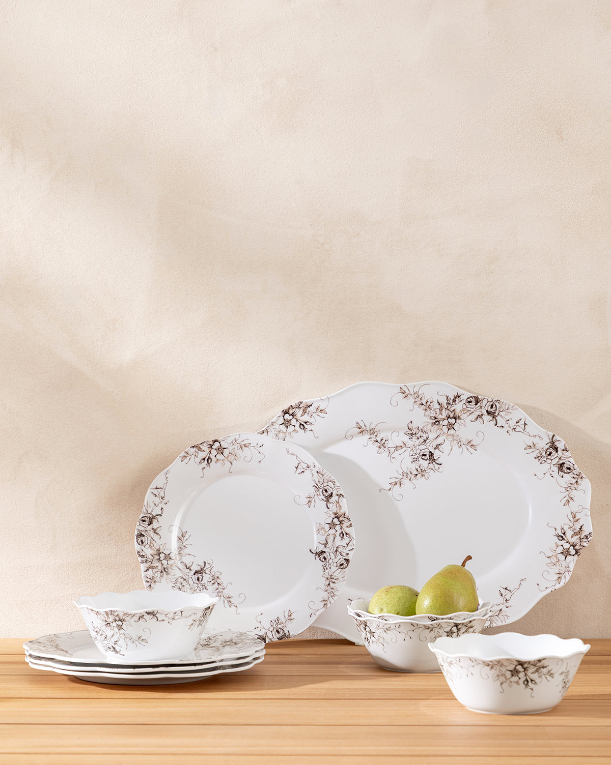 Avondale Melamine Cereal Bowls (Set of 4)