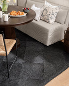 Diamond Braided Jute Rug