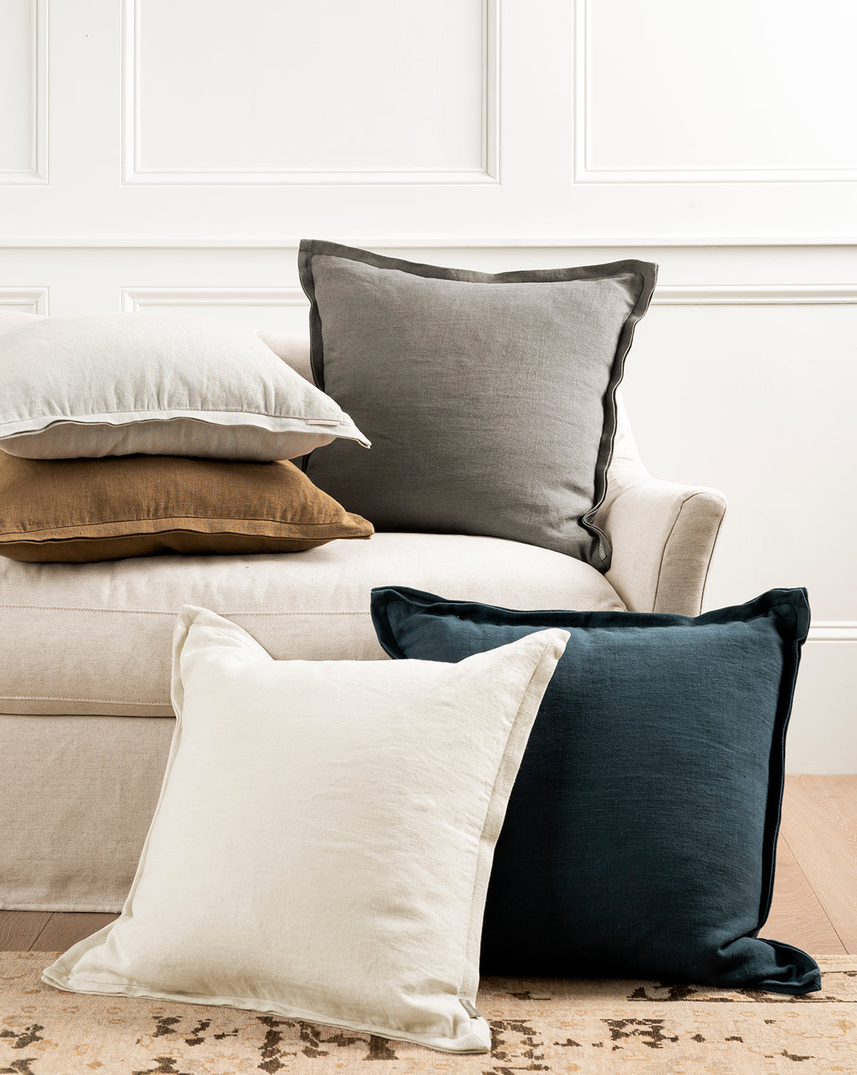 Liam Double Flange Pillow Cover