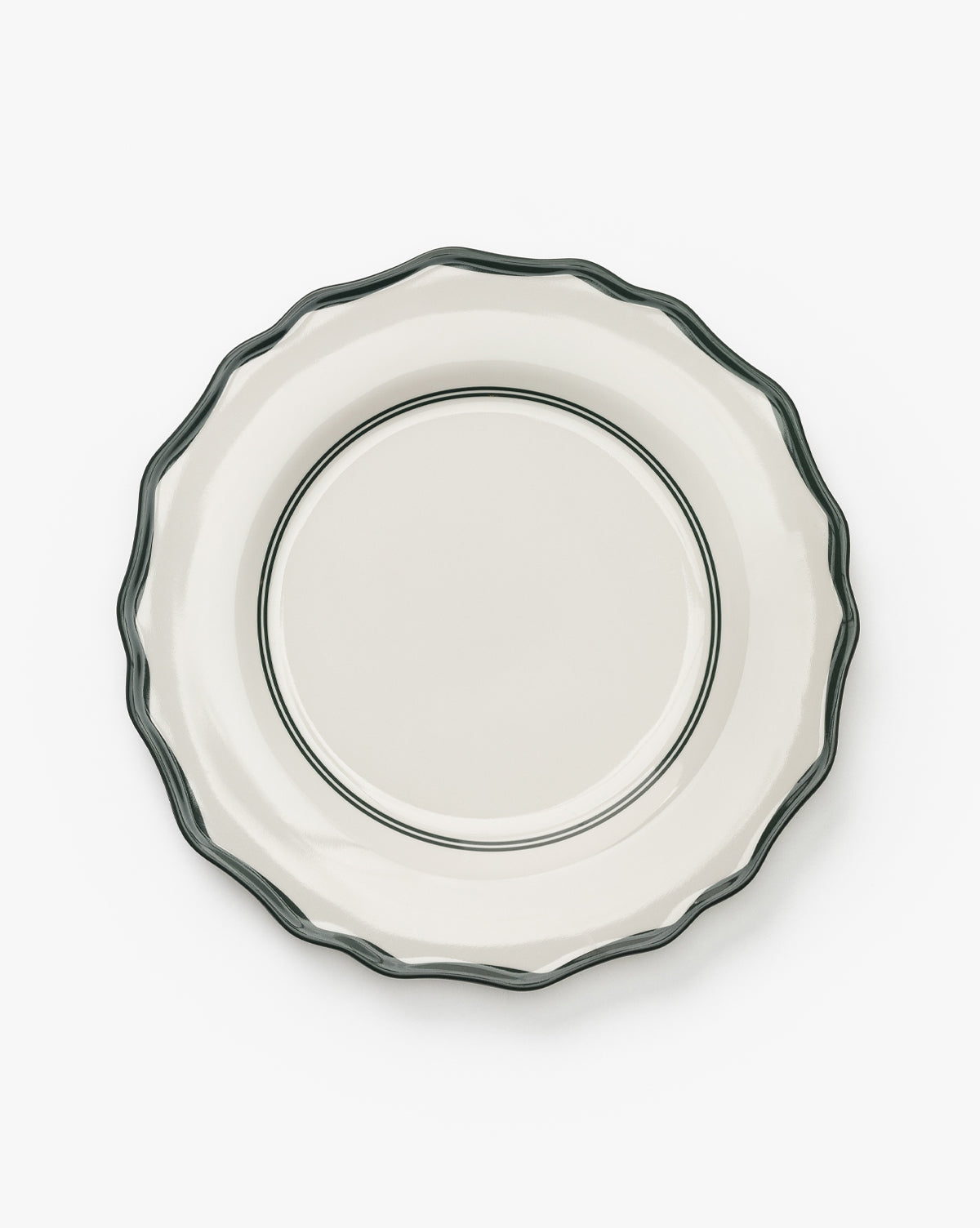 McGee & Co. melamine plates for outdoor dining.