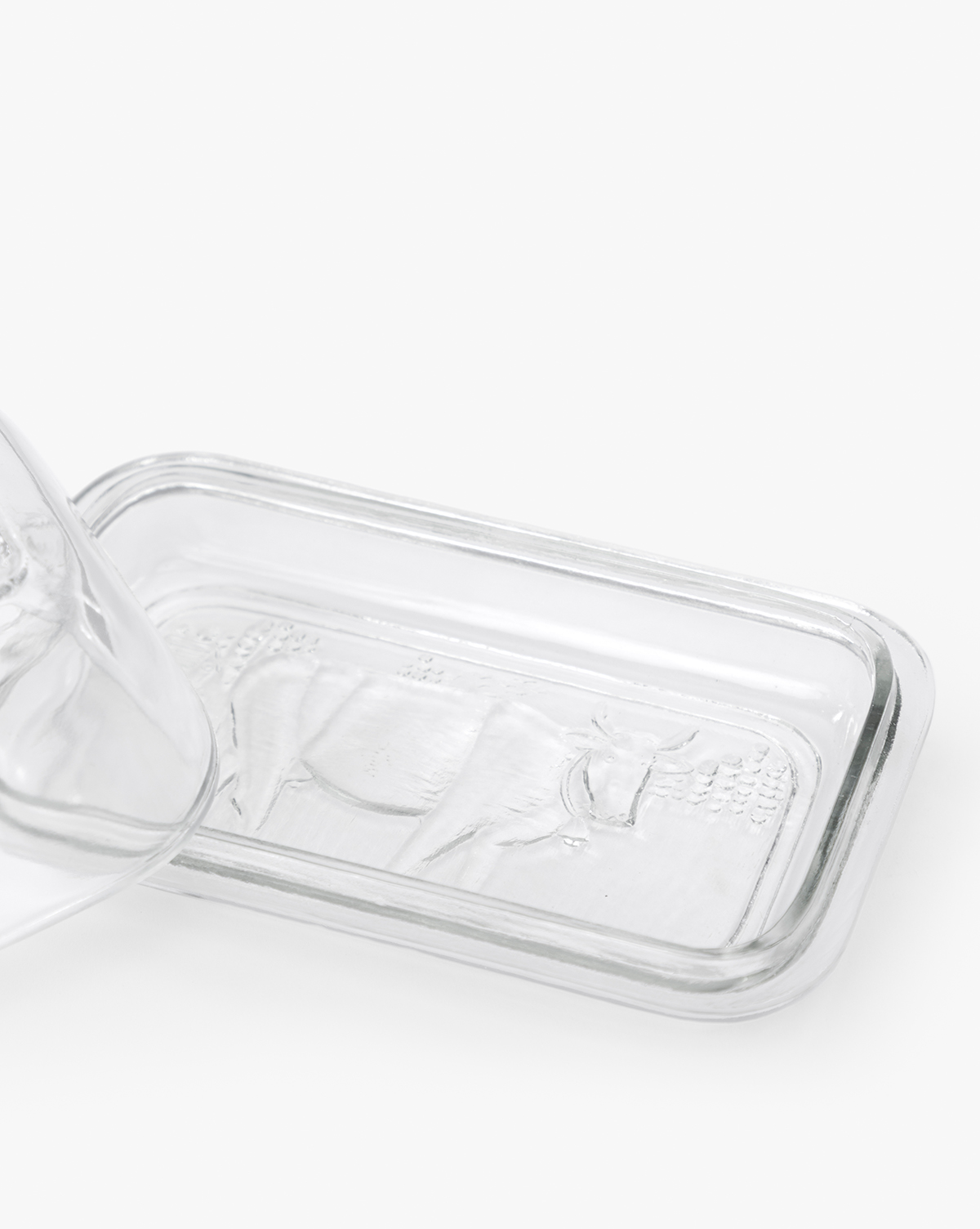 Andrew Glass Butter Dish