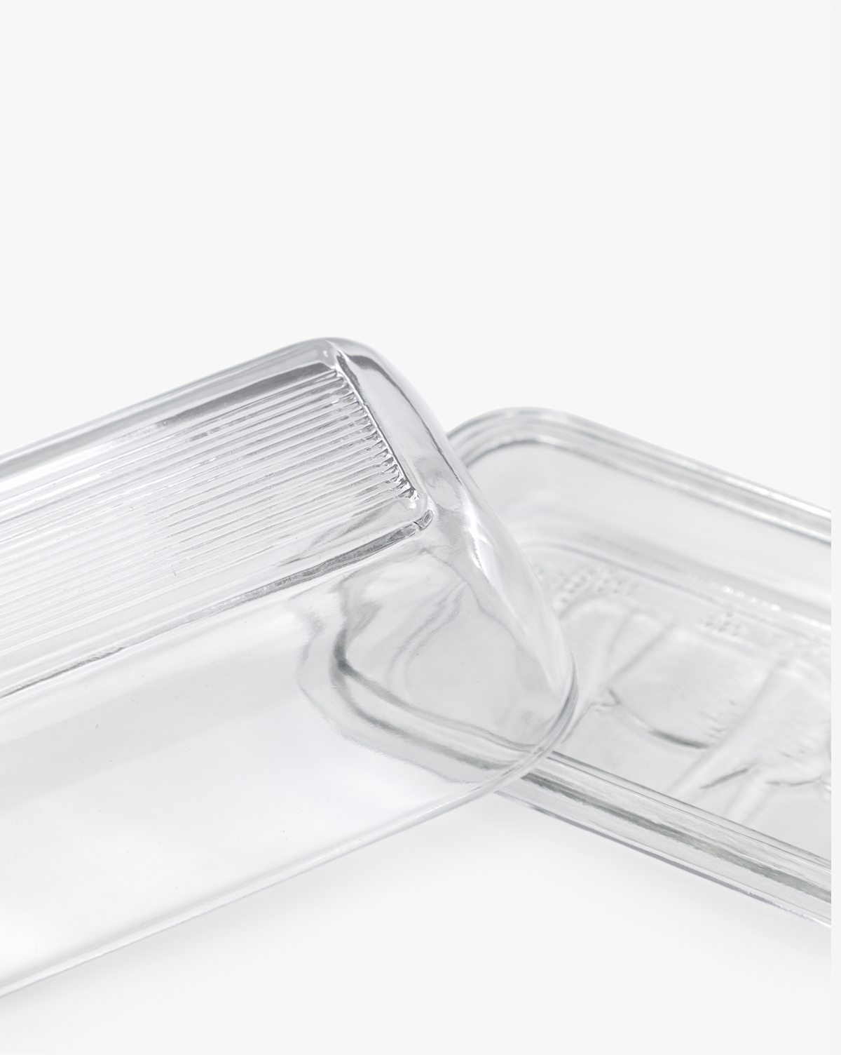 Andrew Glass Butter Dish