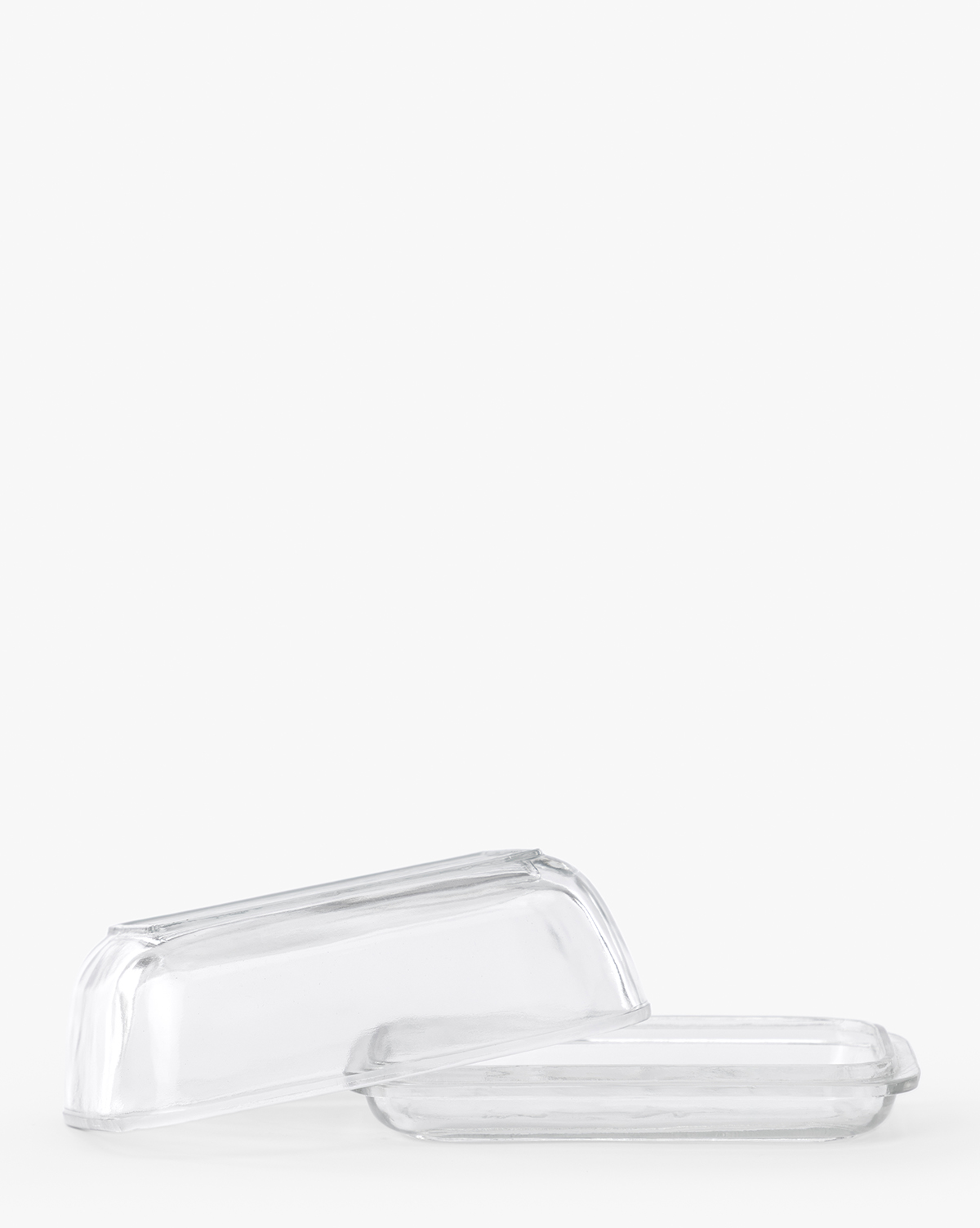 Andrew Glass Butter Dish