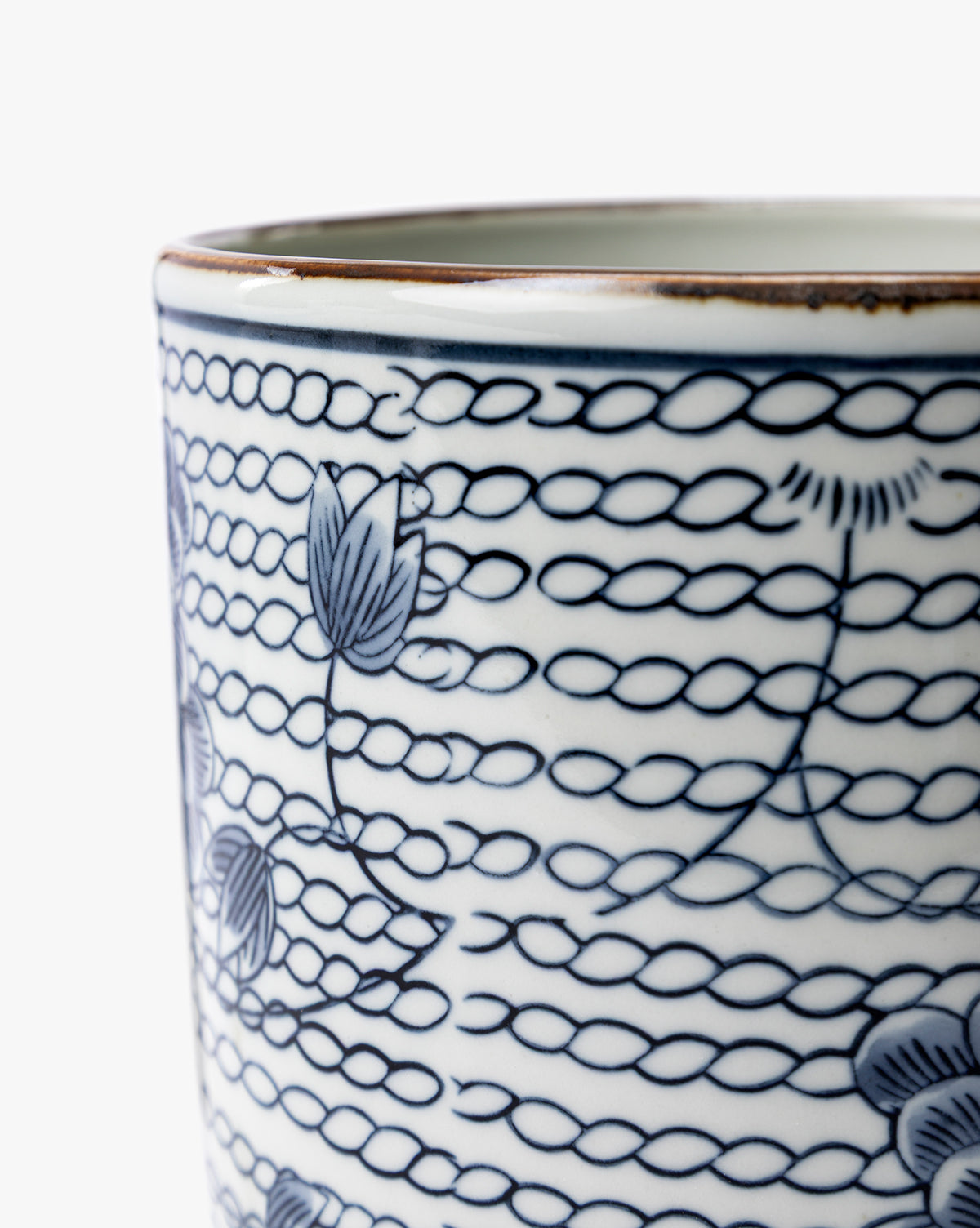 Blue & White Planter