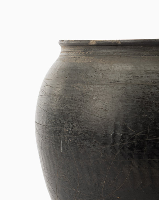 Brushed Charcoal Vase