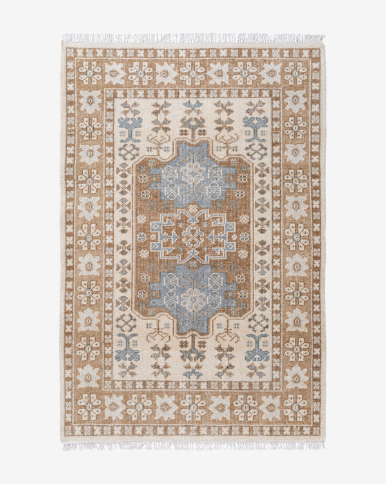 wool rug, hand knotted rug, hand knotted wool rug, patterned rug, handmade rug