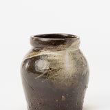Dark Glazed Ceramic Vase