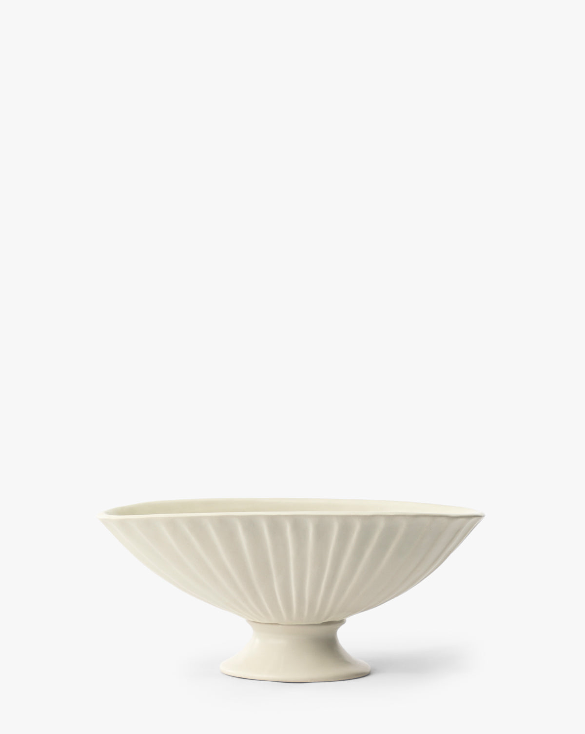 McGee & Co. stoneware footed bowl.