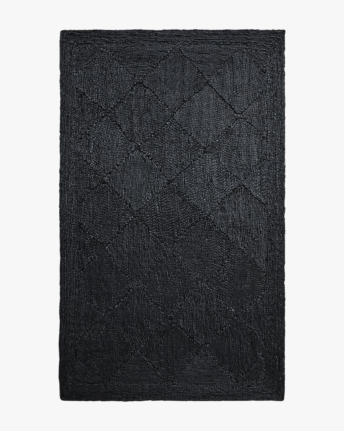 Diamond Braided Jute Rug