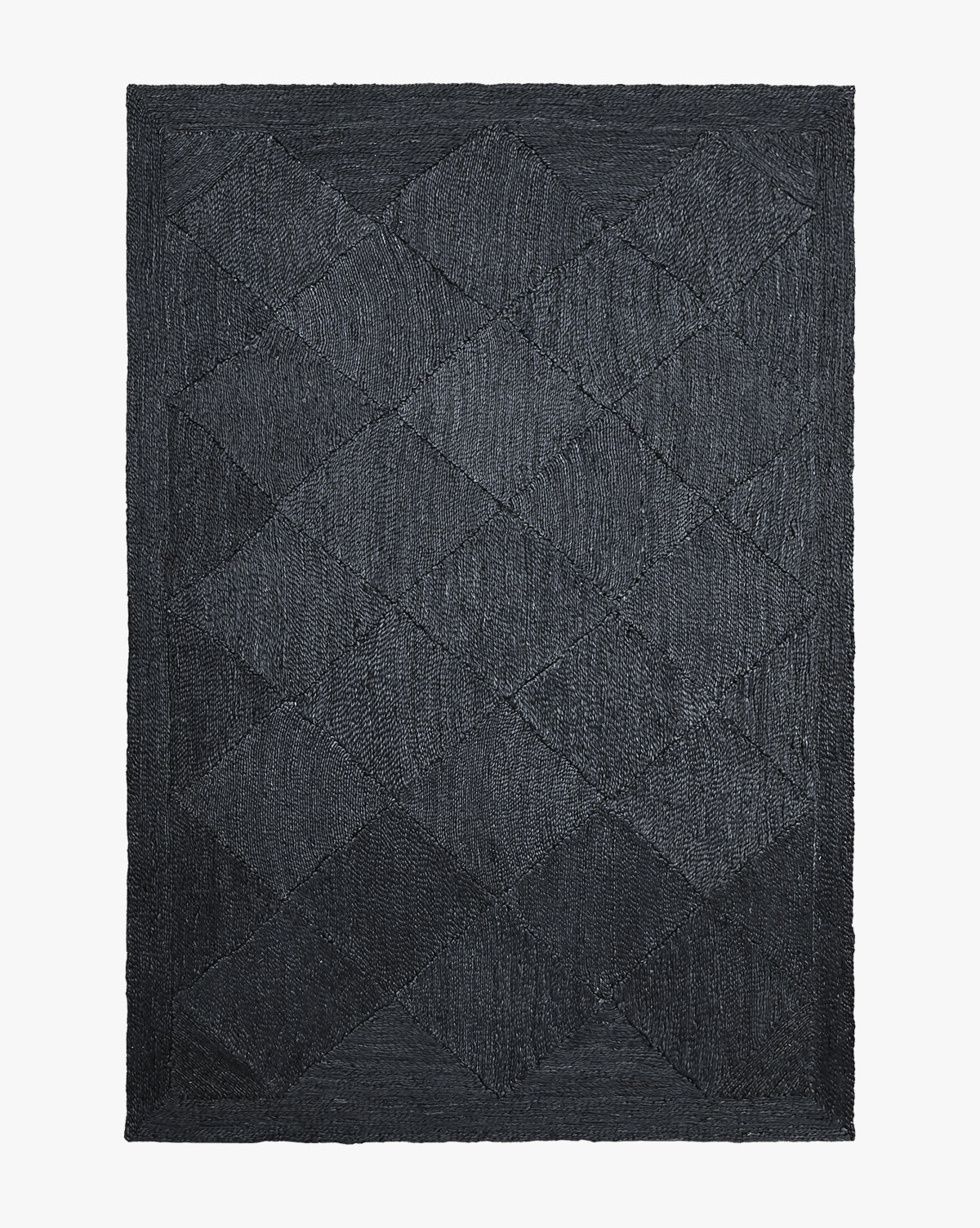 Diamond Braided Jute Rug