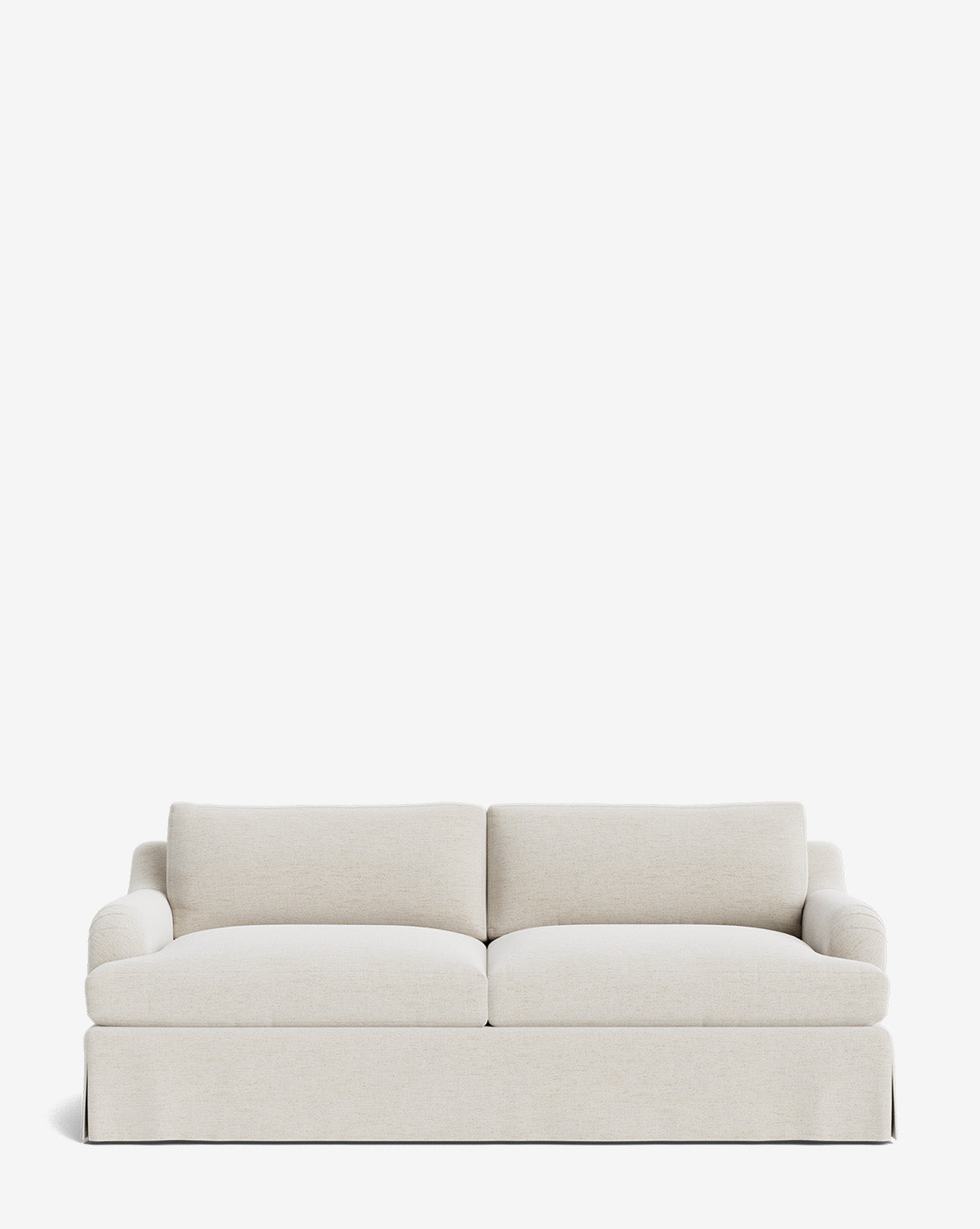 Lucille Skirted English Roll Arm Sofa
