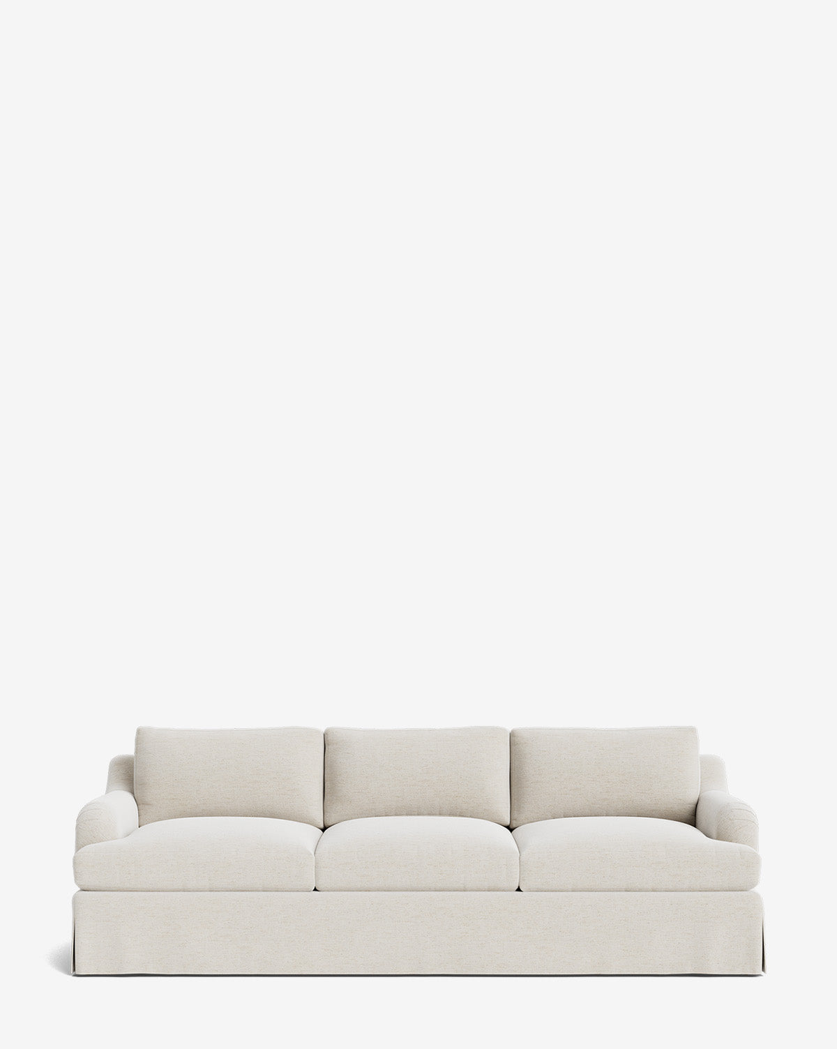 Lucille Skirted English Roll Arm Sofa