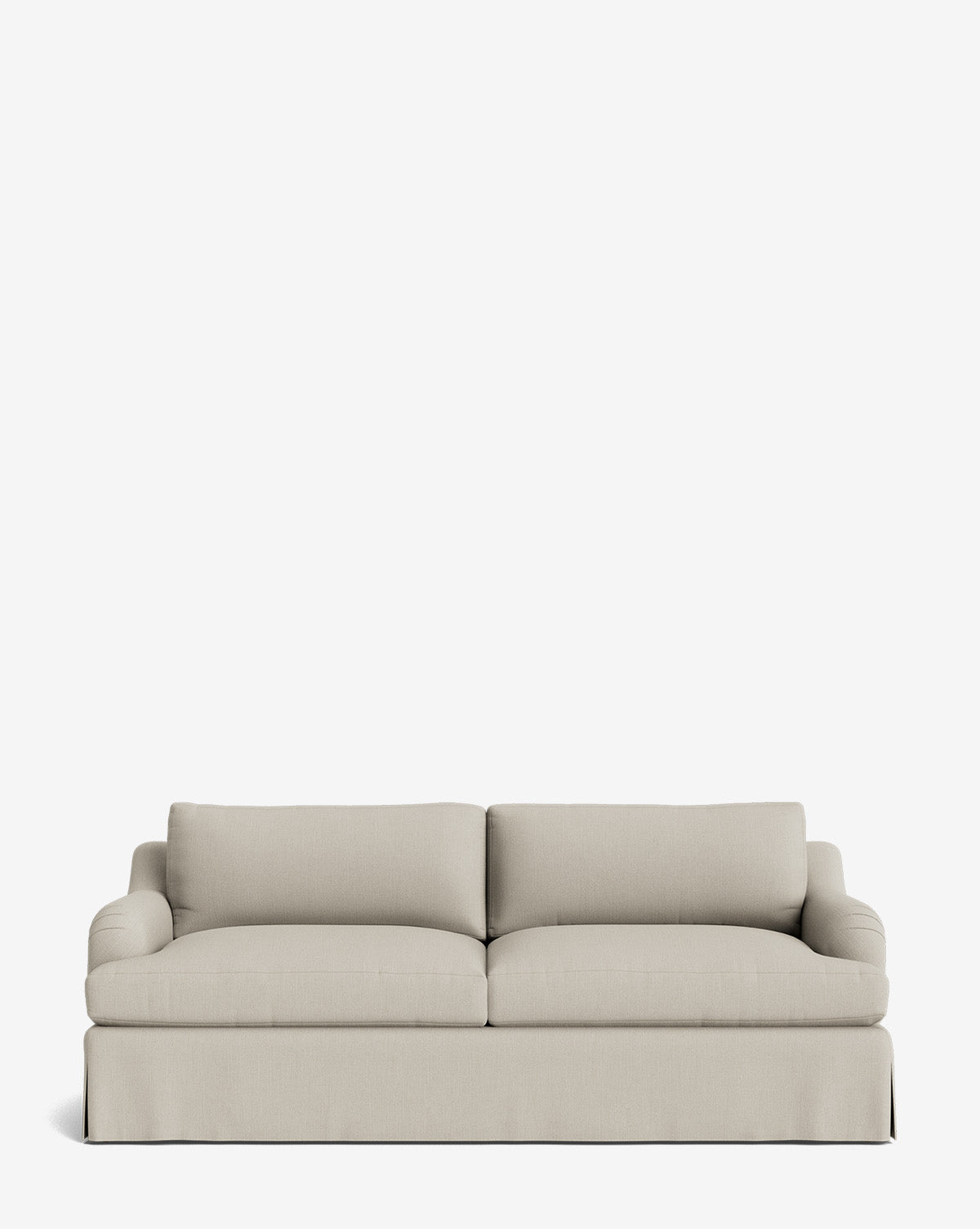 Lucille Skirted English Roll Arm Sofa