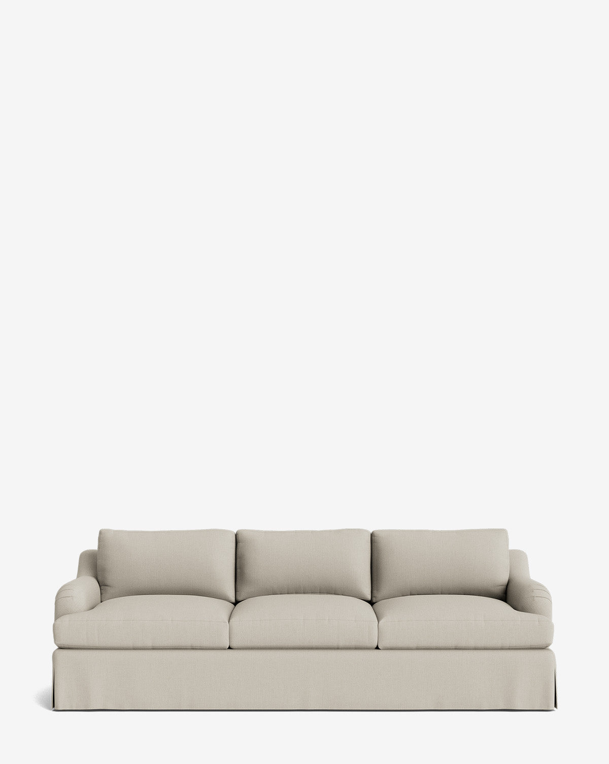 Lucille Skirted English Roll Arm Sofa