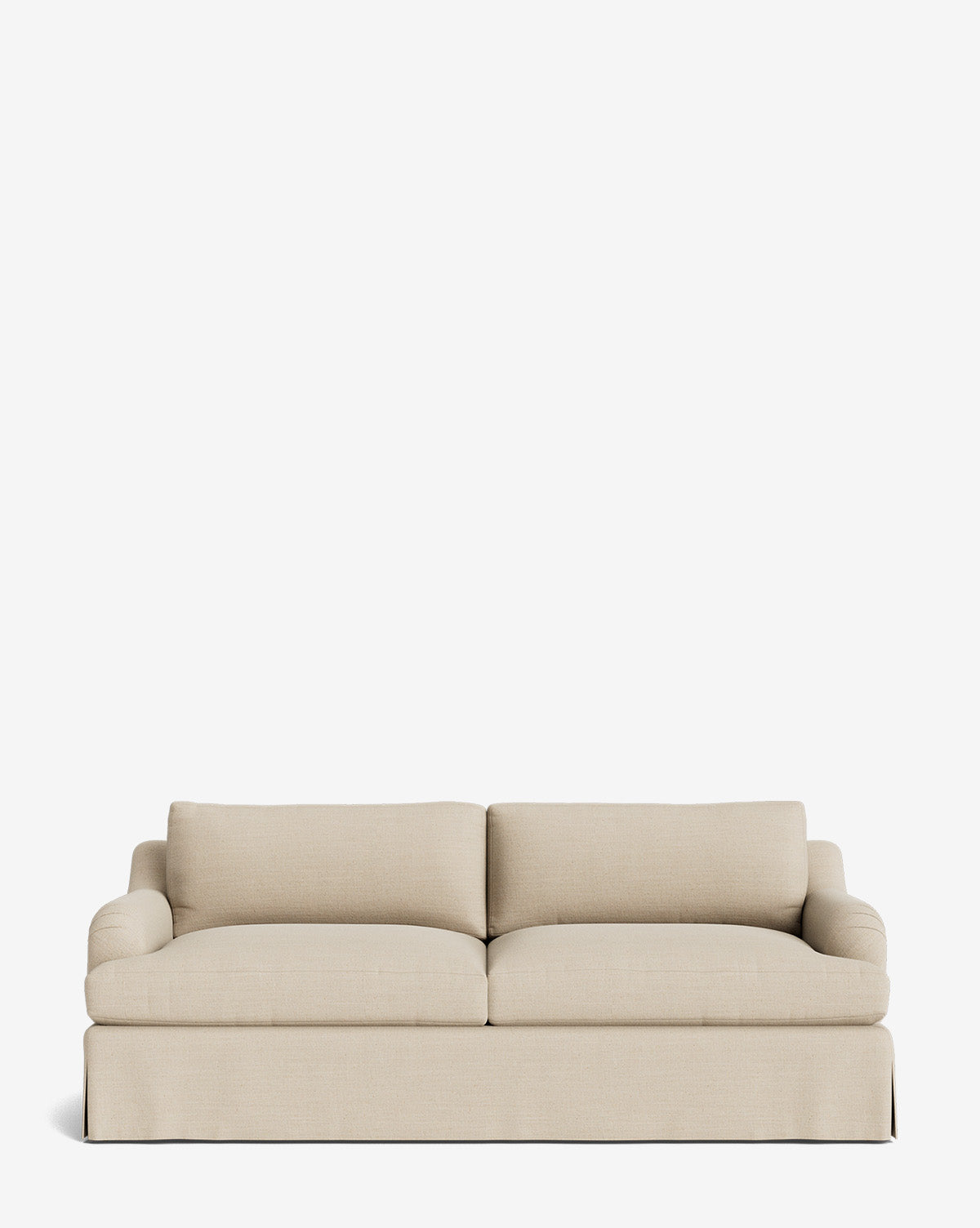 Lucille Skirted English Roll Arm Sofa