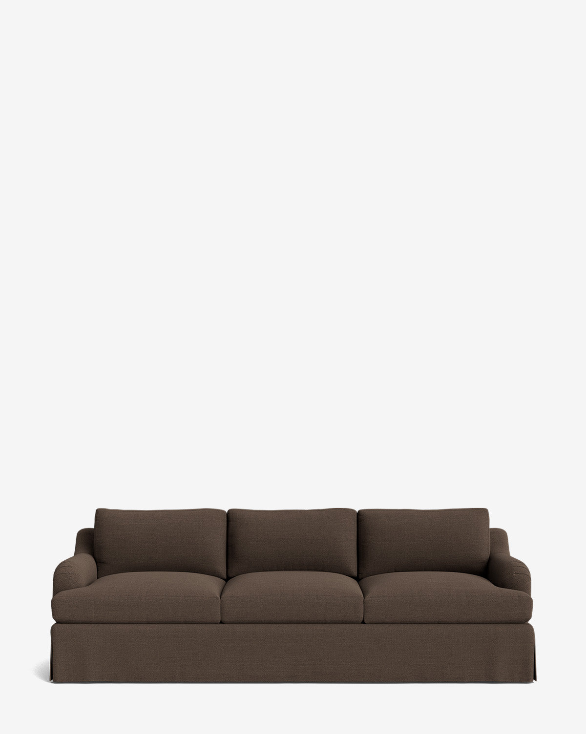 Lucille Skirted English Roll Arm Sofa