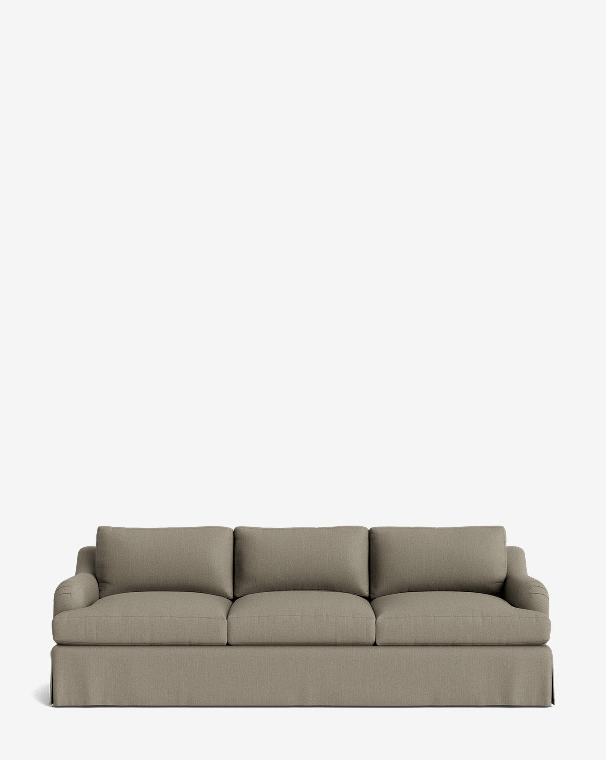 Lucille Skirted English Roll Arm Sofa