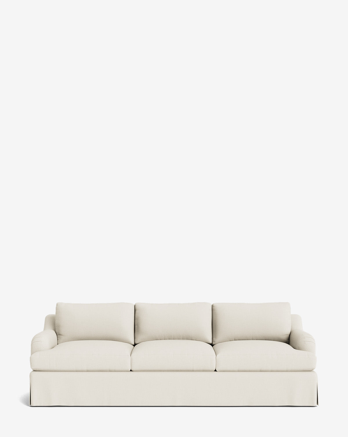 Lucille Skirted English Roll Arm Sofa
