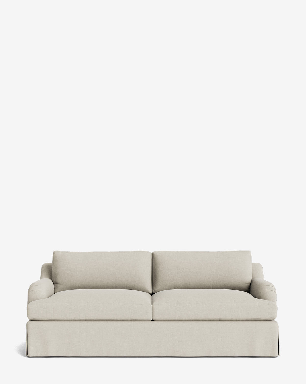 Lucille Skirted English Roll Arm Sofa