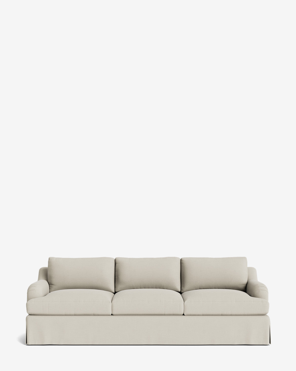 Lucille Skirted English Roll Arm Sofa