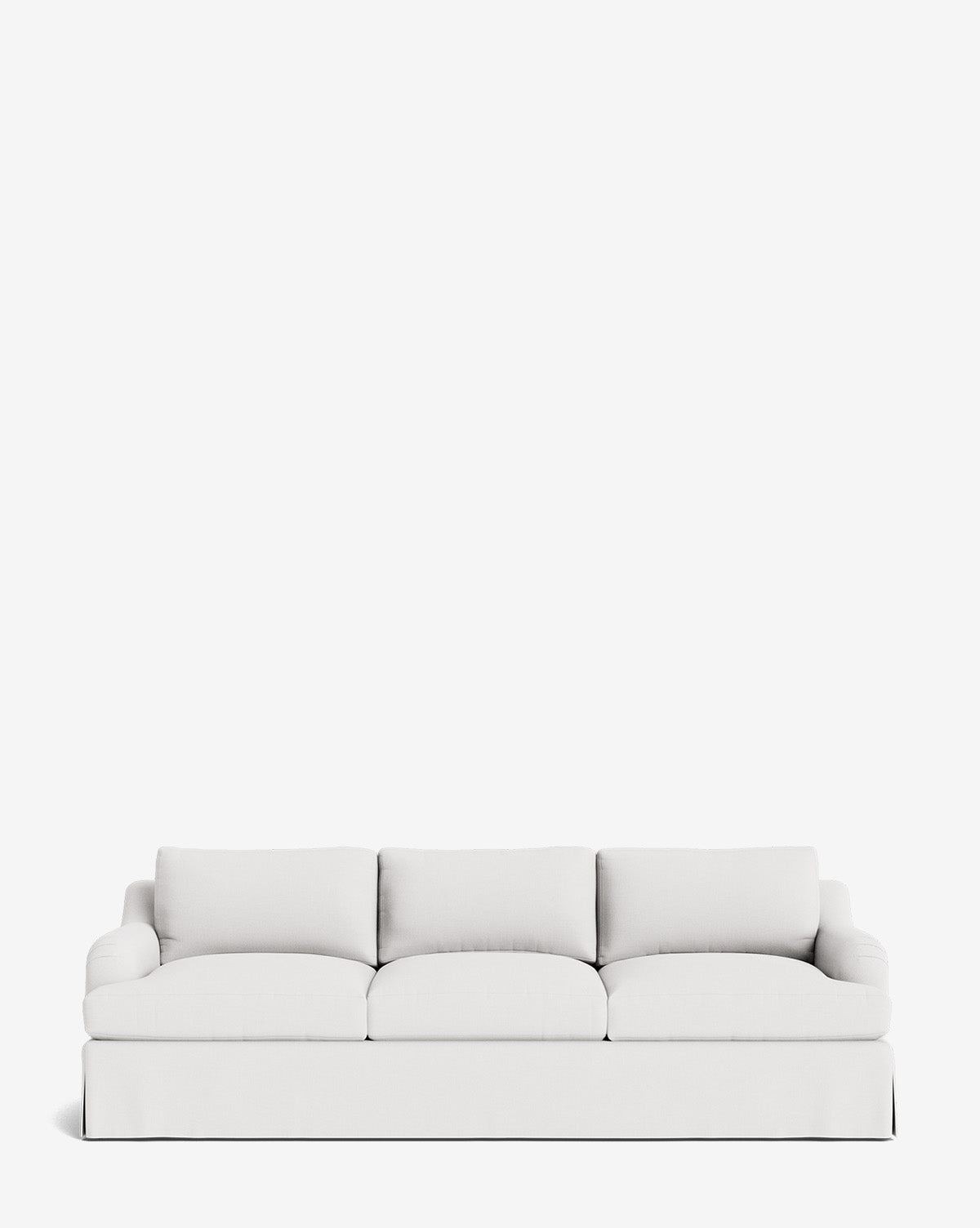 Lucille Skirted English Roll Arm Sofa
