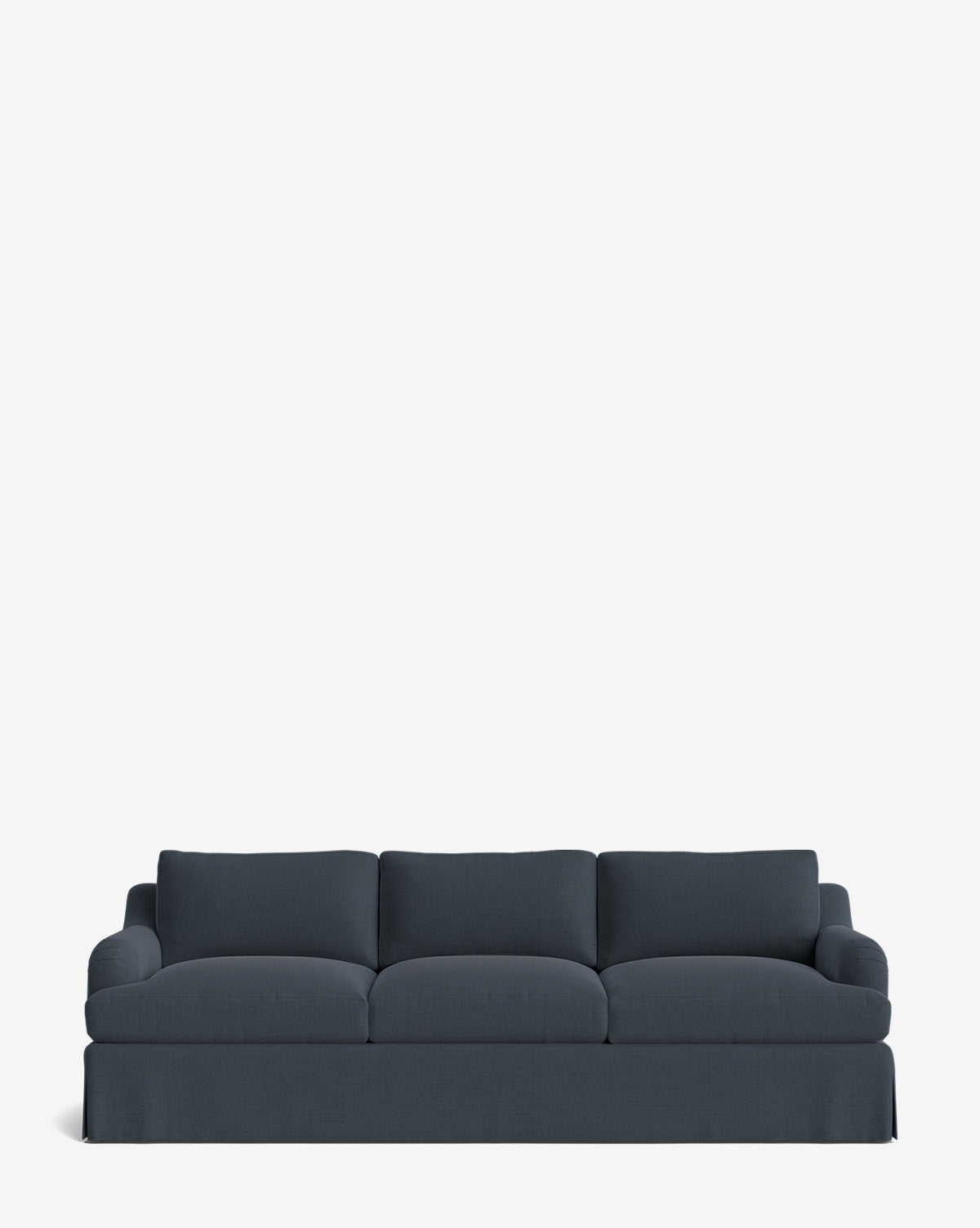 Lucille Skirted English Roll Arm Sofa