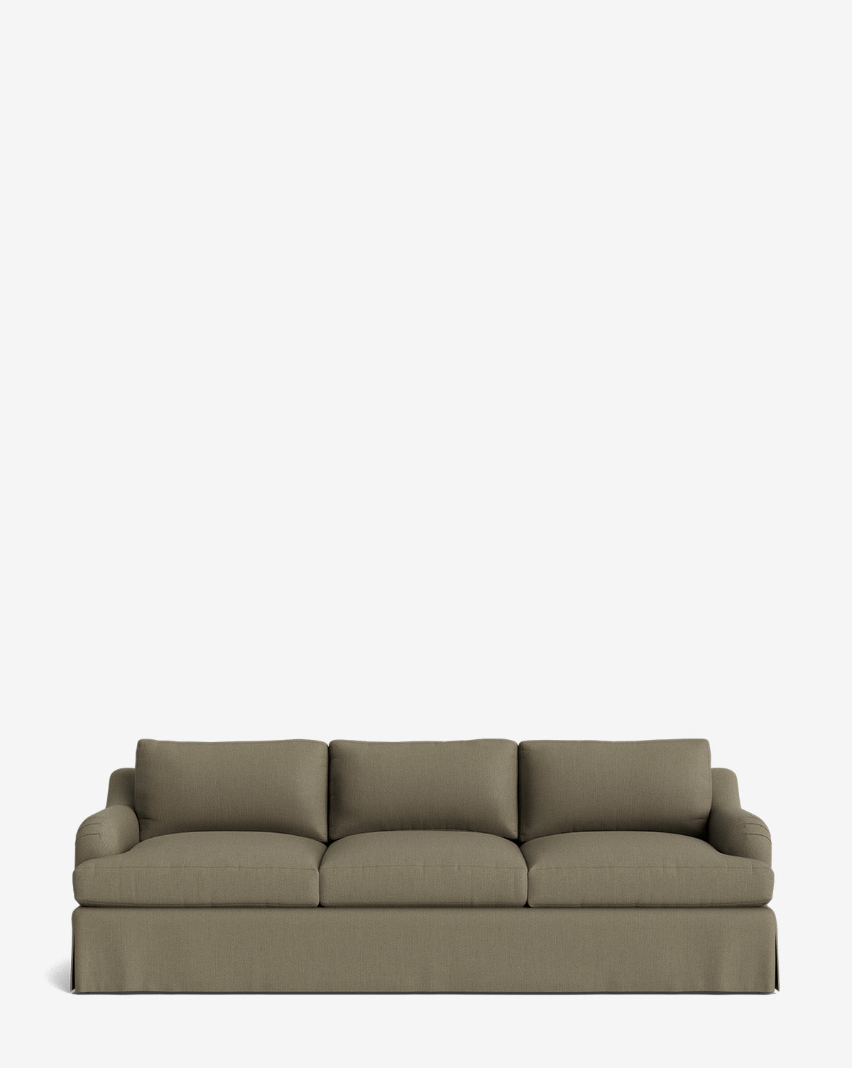 Lucille Skirted English Roll Arm Sofa