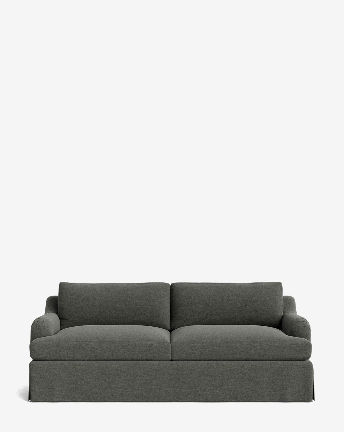 Lucille Skirted English Roll Arm Sofa