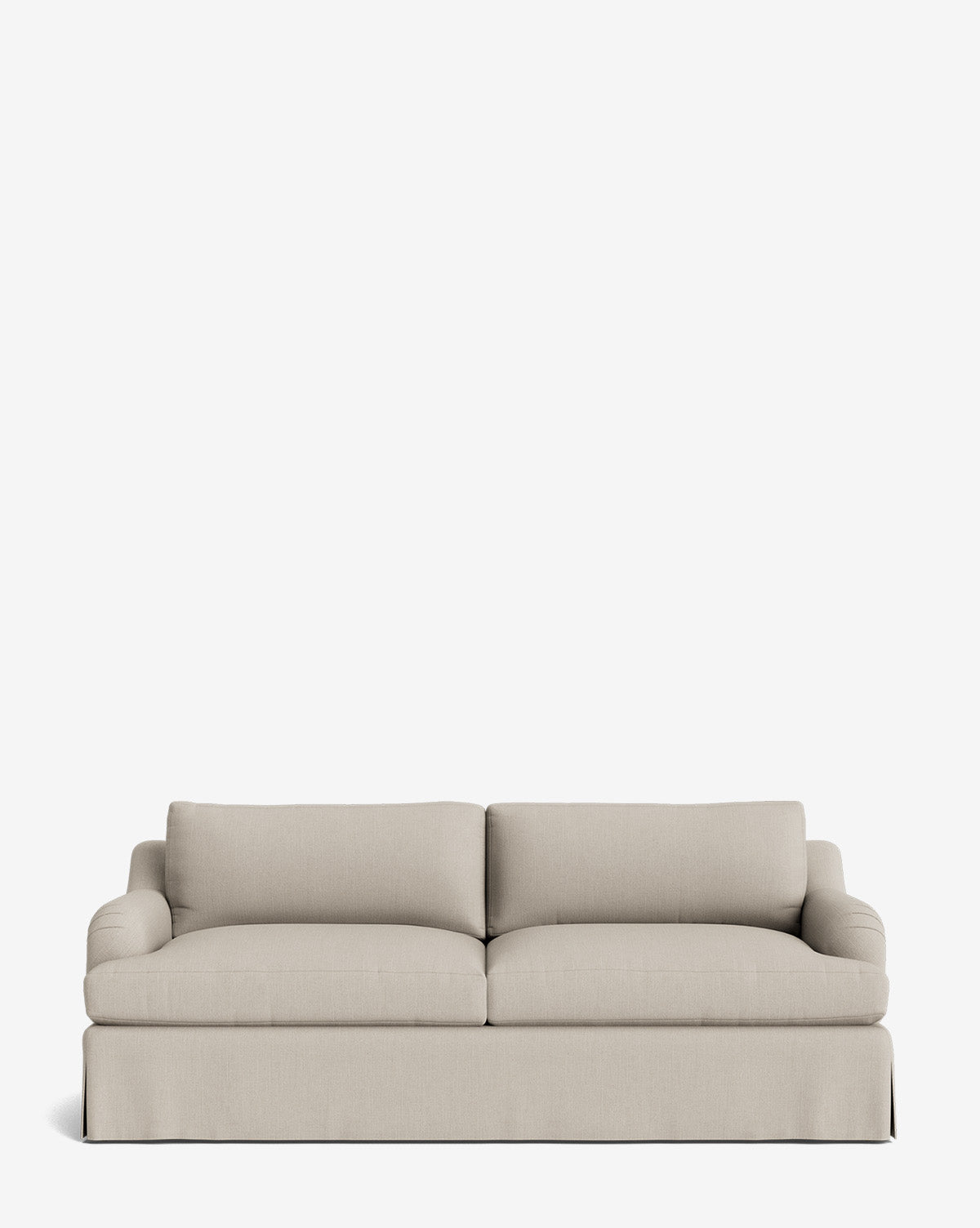 Lucille Skirted English Roll Arm Sofa