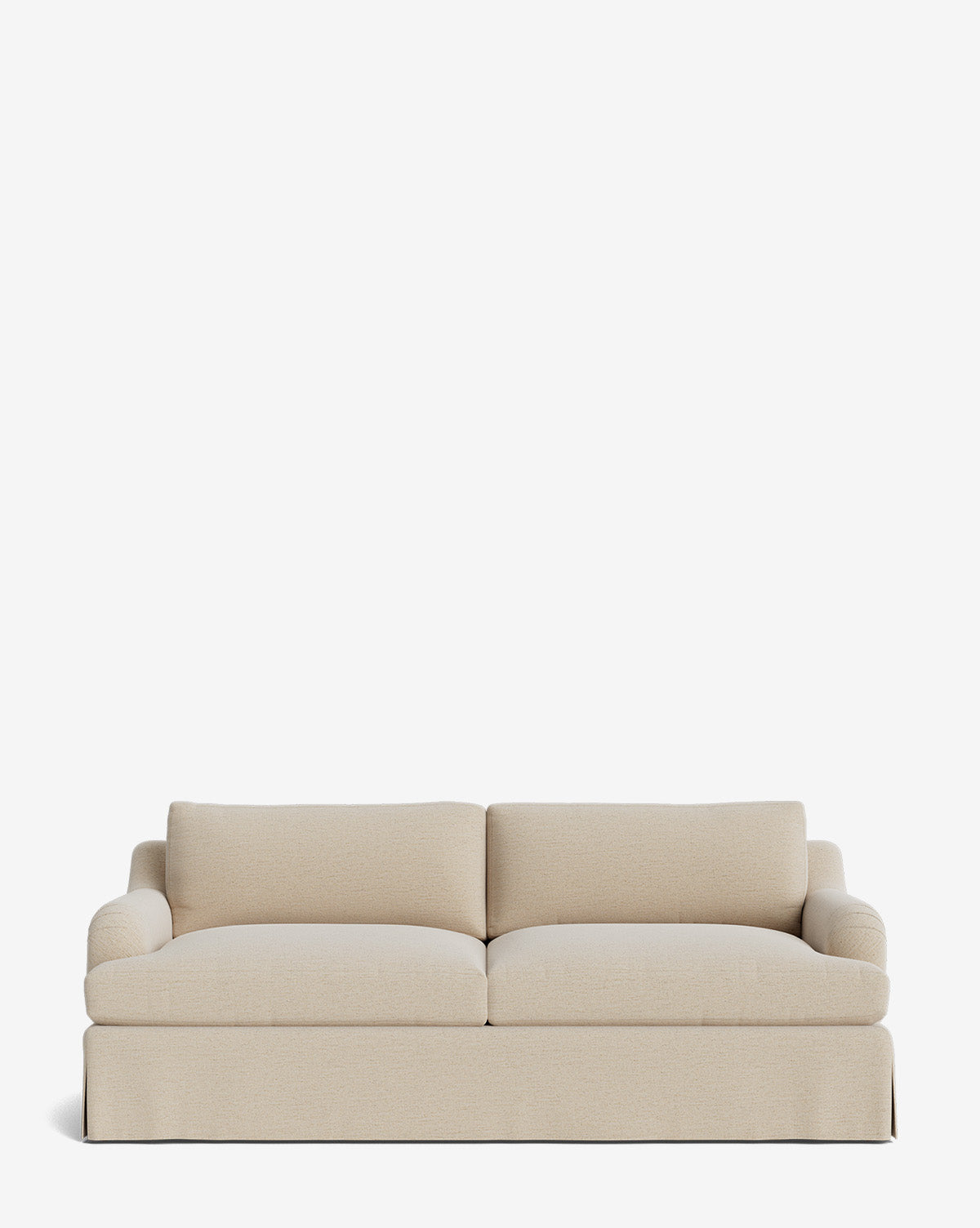Lucille Skirted English Roll Arm Sofa