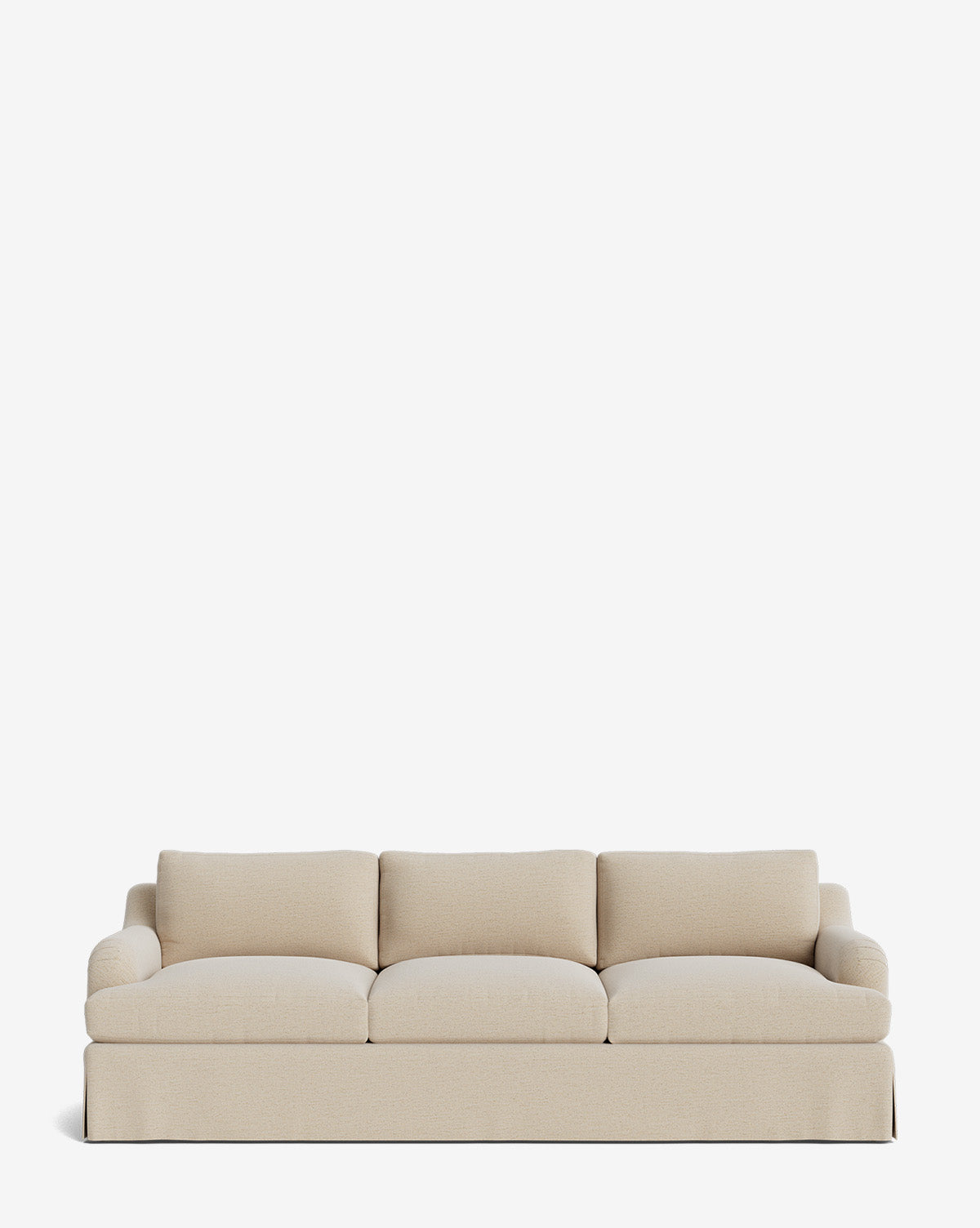 Lucille Skirted English Roll Arm Sofa