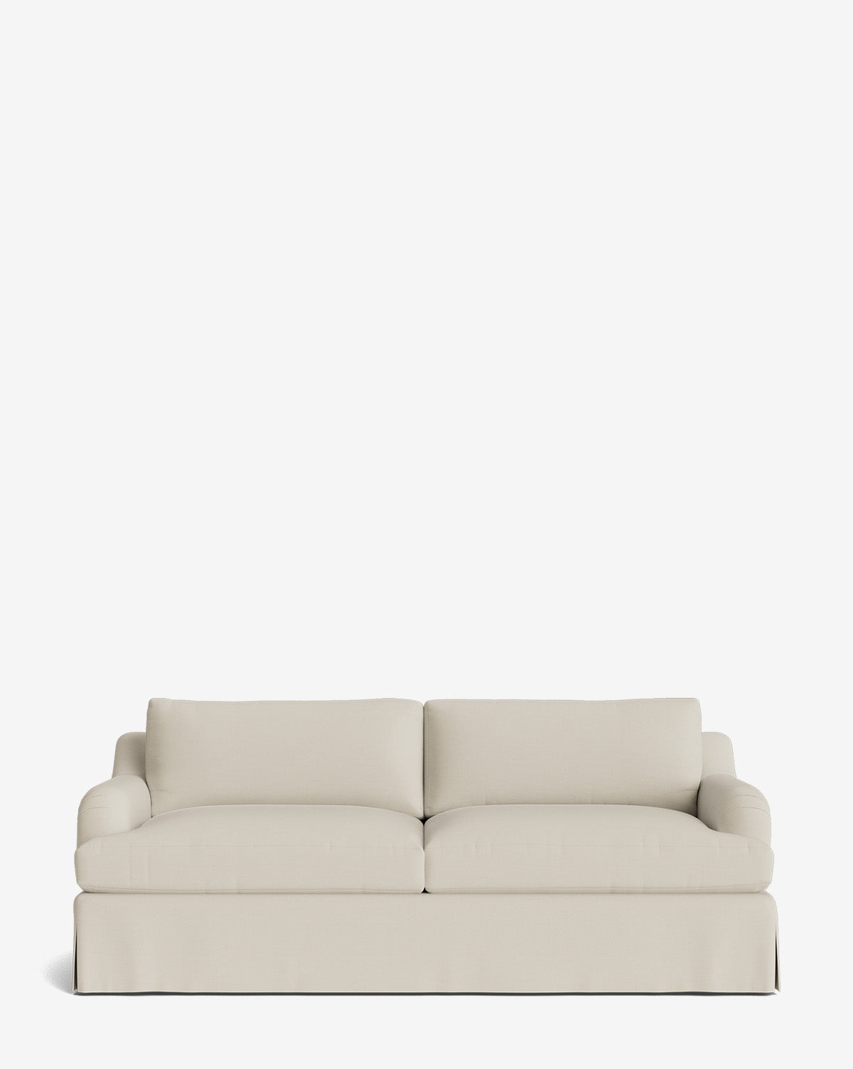 Lucille Skirted English Roll Arm Sofa