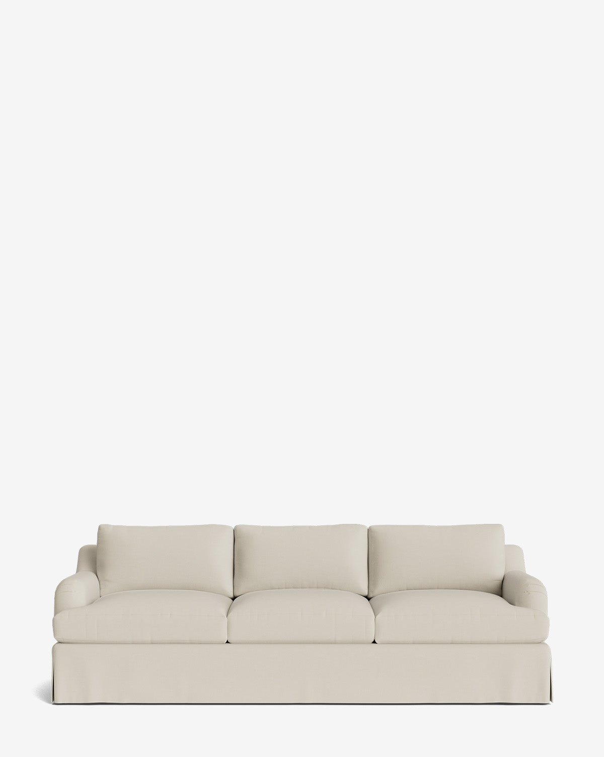 Lucille Skirted English Roll Arm Sofa