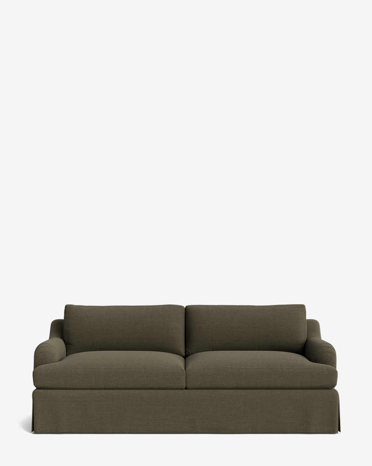 Lucille Skirted English Roll Arm Sofa