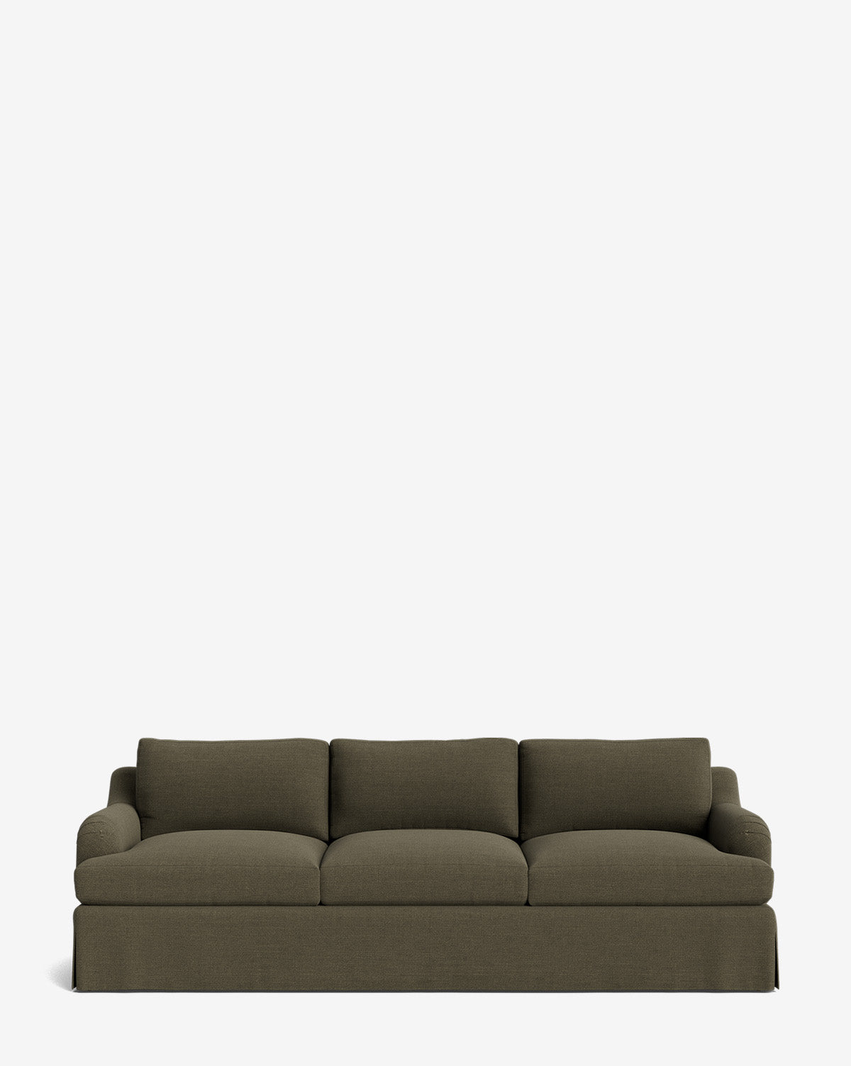 Lucille Skirted English Roll Arm Sofa