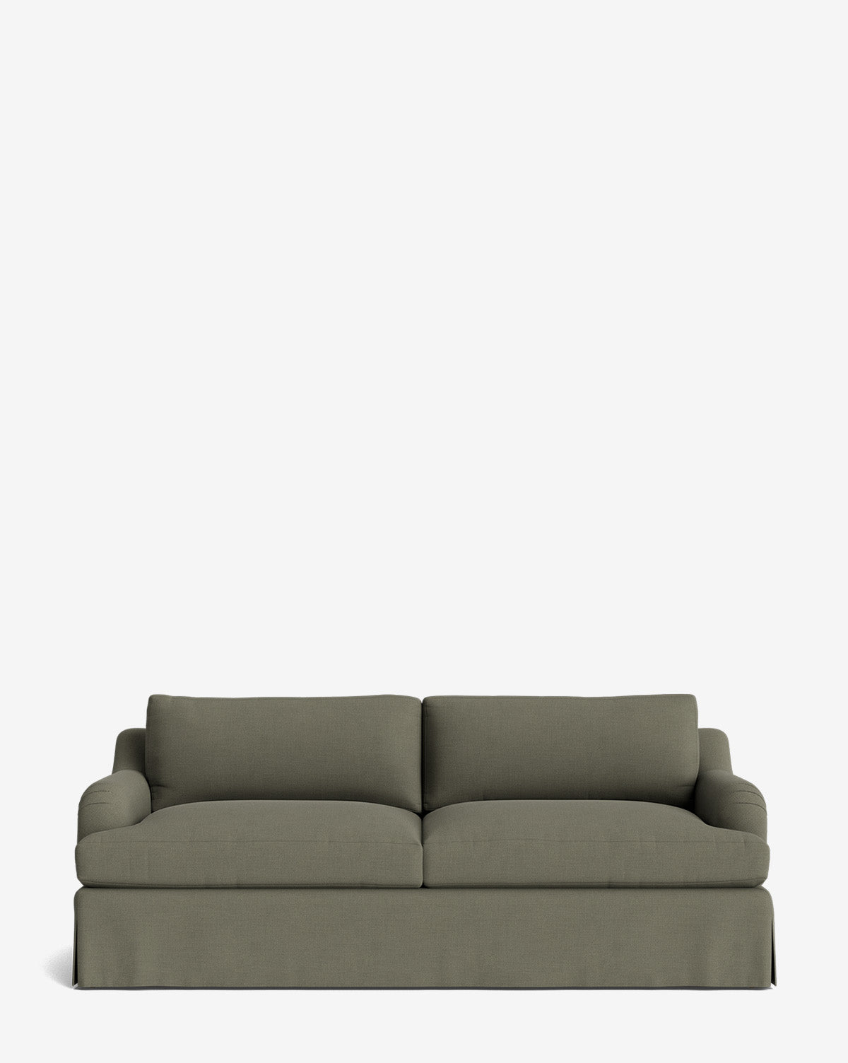 Lucille Skirted English Roll Arm Sofa