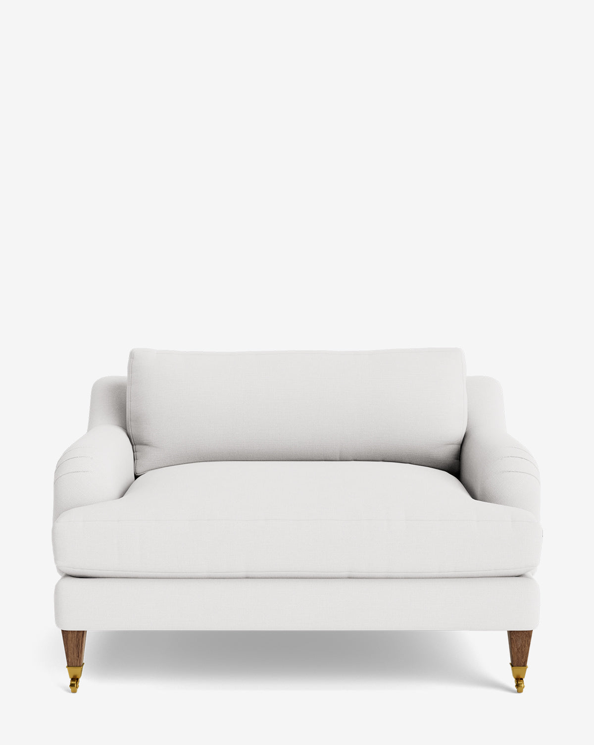 Lucille English Roll Arm Chair and a Half