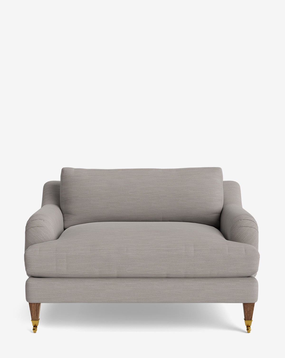 Lucille English Roll Arm Chair and a Half