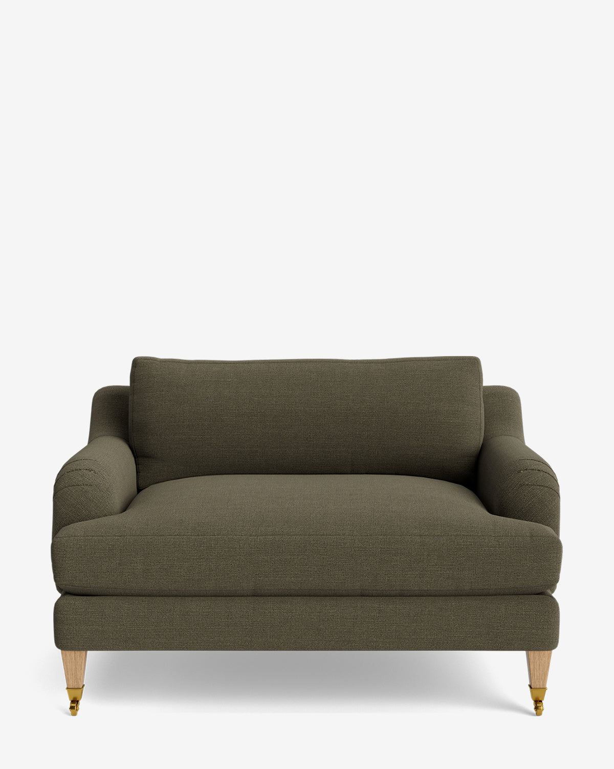 Lucille English Roll Arm Chair and a Half