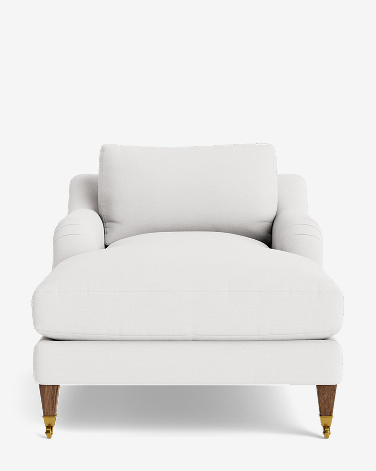 Lucille English Roll Arm Chaise Lounge