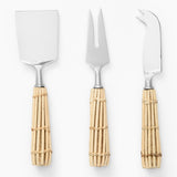 Rattan Cheese Knives