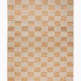 Wool & Jute Handwoven Checkered Rug