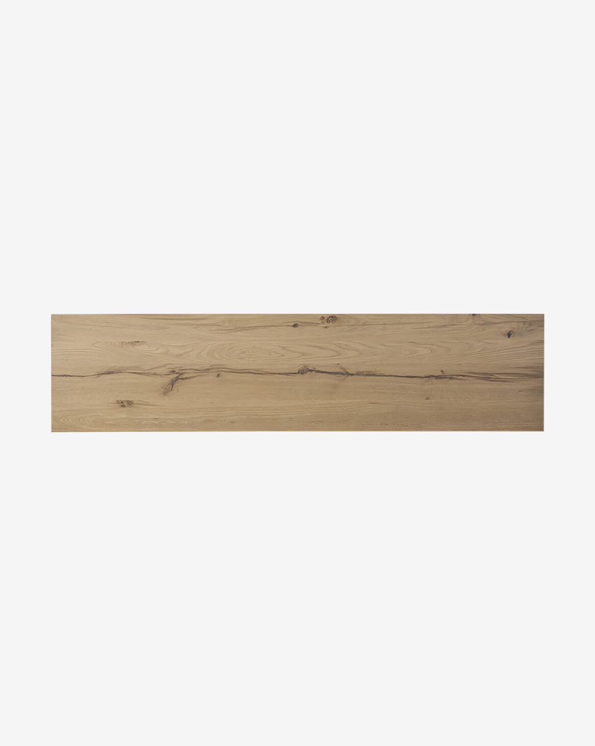 The Wynne Sideboard features a rectangular wooden design in light brown with natural oak grain, accented by darker knots and streaks, shown against a plain white background by McGee & Co.