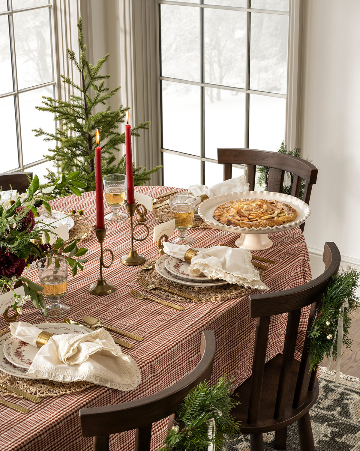 Spencer Gingham Tablecloth