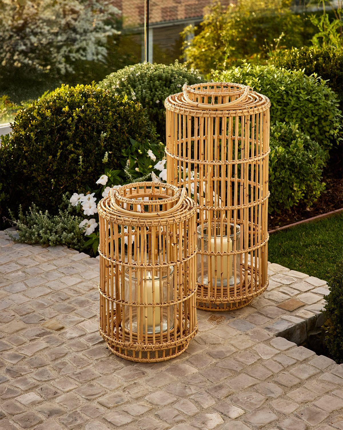 Handwoven Rattan Lantern