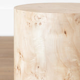 Burl Wood Side Table