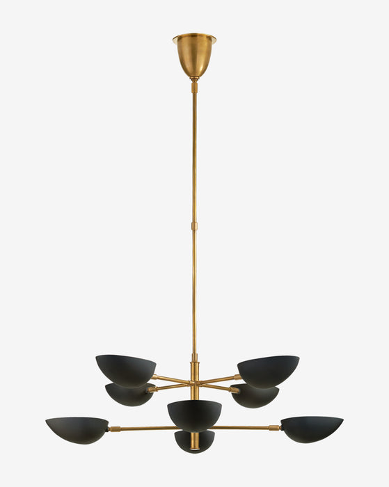Graphic Large Two-Tier Chandelier